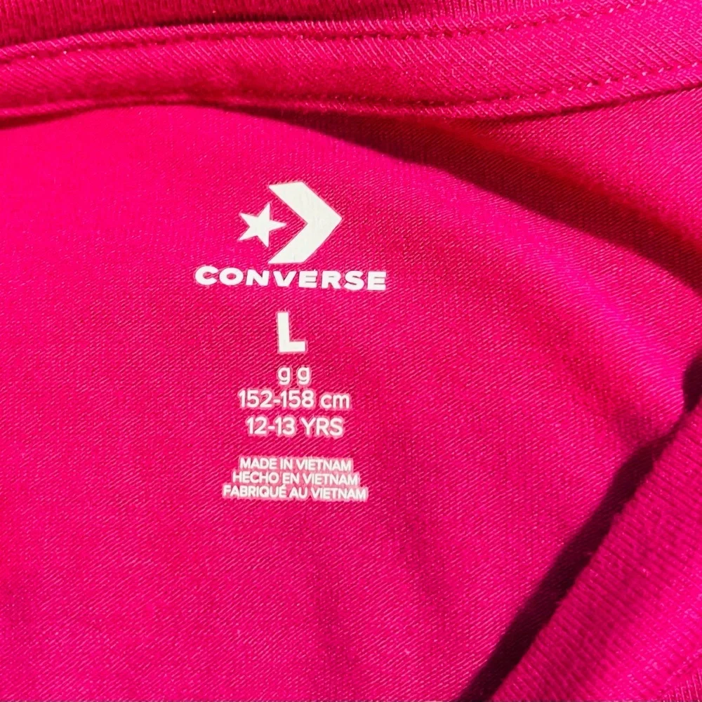 Converse Fuchsia Logo Tee (age 12- 13)